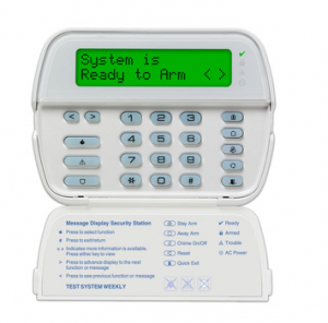 Home security system entry pad